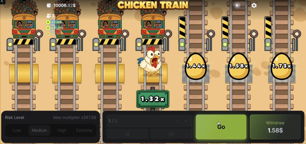 Chicken vs Train