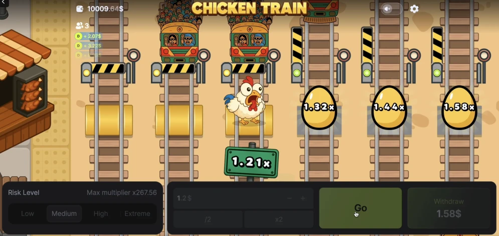 Chicken vs Train demo
